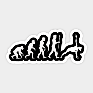 Yoga Evolution Sticker